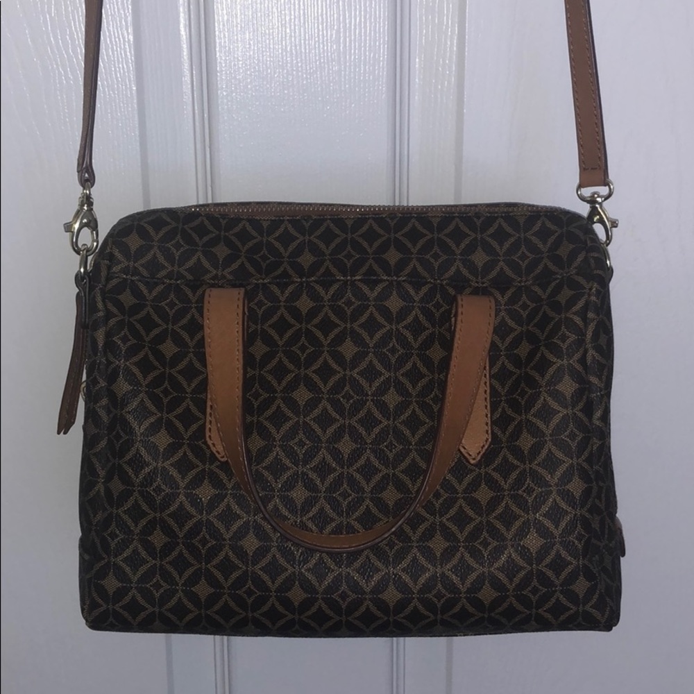 Fossil crossbody leather bag